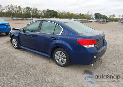 2011 Subaru Legacy 2.5I from USA, damaged, VIN 4S3BMCA60B3221939